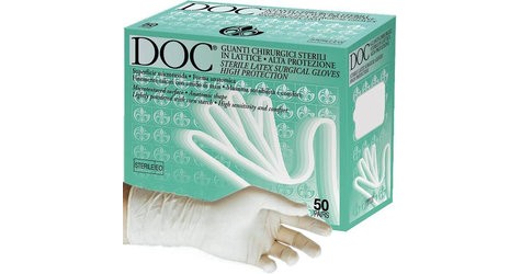 Guanti Sterili In Lattice Dermassist Taglia XL - 50 Paia (confezione Da 100 Guanti) Senza Polvere